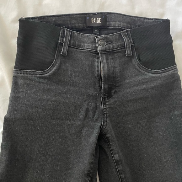 Paige Maternity Noella Straight Jeans Size 24 - Picture 2 of 6